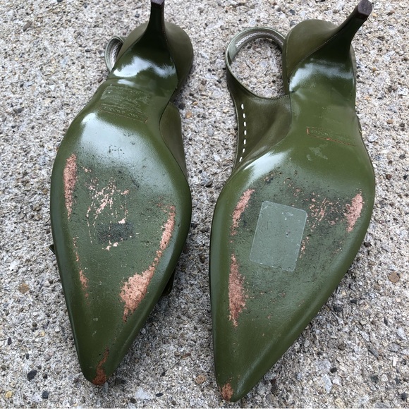 Marc Jacobs Leather Sling Back Heel - Picture 4 of 7